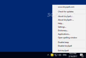 tinySpell+ screenshot