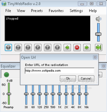 TinyWebRadio screenshot