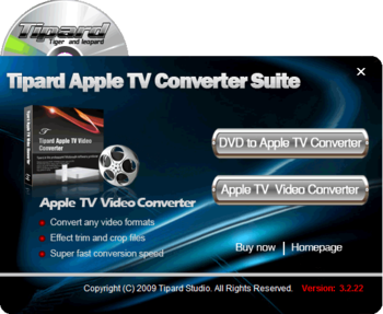 Tipard Apple TV Converter Suite screenshot