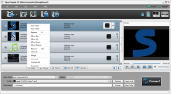 Tipard Apple TV Video Converter screenshot