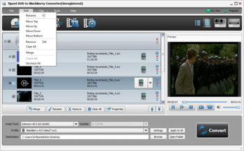 Tipard BlackBerry Converter Suite screenshot 4