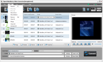 Tipard BlackBerry Video Converter screenshot 3