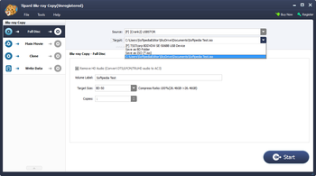 Tipard Blu-ray Copy screenshot