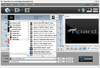 Tipard Blu-ray to iPad Ripper screenshot 2