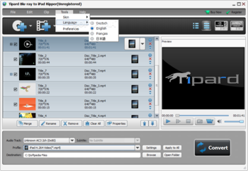 Tipard Blu-ray to iPad Ripper screenshot 5