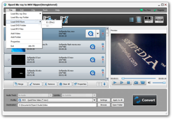 Tipard Blu-ray to MOV Ripper screenshot 2
