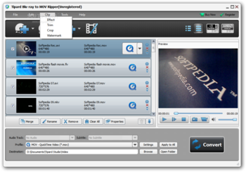 Tipard Blu-ray to MOV Ripper screenshot 3
