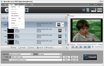 Tipard Blu-ray to MPEG Ripper screenshot 2