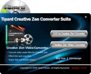 Tipard Creative Zen Converter Suite screenshot 2