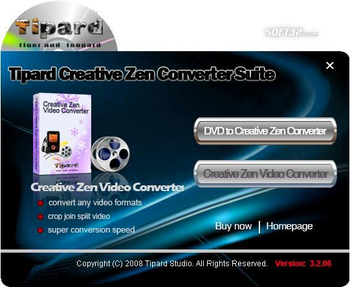 Tipard Creative Zen Converter Suite screenshot 3