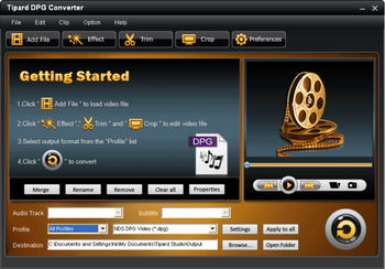 Tipard DPG Converter screenshot 2