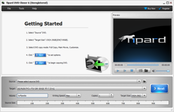 Tipard DVD Cloner 6 screenshot
