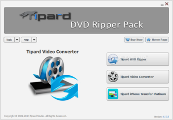 Tipard DVD Ripper Pack screenshot