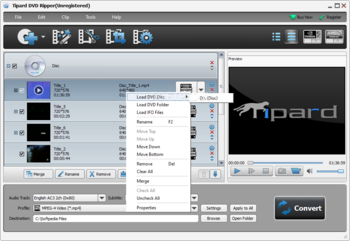 Tipard DVD Ripper Pack screenshot 3