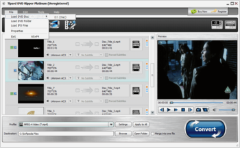 Tipard DVD Ripper Platinum screenshot 3
