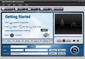 Tipard DVD to AMV Converter screenshot 2