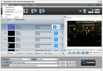 Tipard DVD to DPG Converter screenshot 3