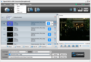 Tipard DVD to DPG Converter screenshot 5