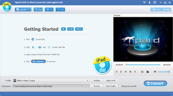 Tipard DVD to iPad Converter screenshot