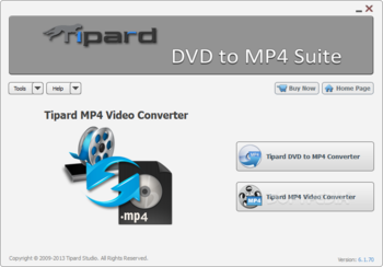 Tipard DVD to MP4 Suite screenshot