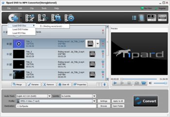 Tipard DVD to MP4 Suite screenshot 4