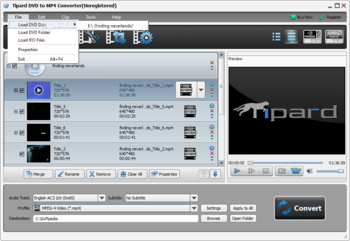 Tipard DVD to MP4 Suite screenshot 5