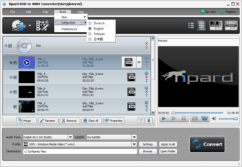 Tipard DVD to WMV Converter screenshot 6