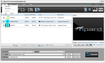 Tipard FLV Converter screenshot 4