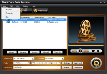 Tipard FLV to Audio Converter screenshot 2