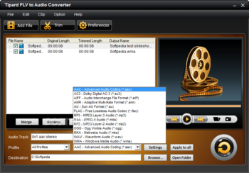 Tipard FLV to Audio Converter screenshot 3