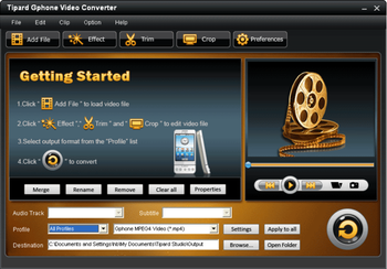 Tipard Gphone Video Converter screenshot 2