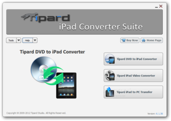 Tipard iPad Converter Suite screenshot