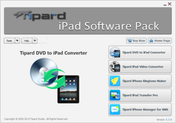 Tipard iPad Software Pack screenshot