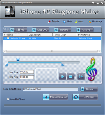 Tipard iPhone 4G Software Pack screenshot 11