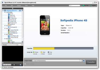 Tipard iPhone to PC Transfer Ultimate screenshot