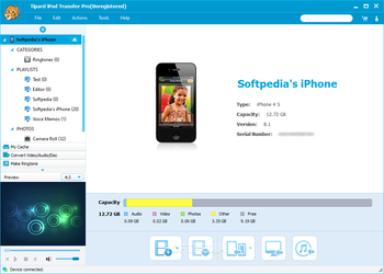 Tipard iPod + iPhone PC Suite screenshot 2