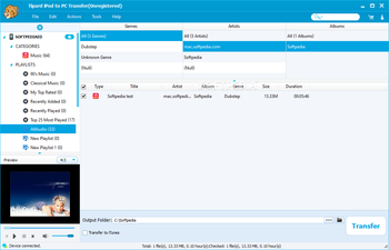 Tipard iPod to PC Transfer screenshot 3