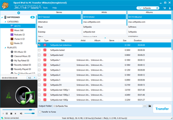 Tipard iPod to PC Transfer Ultimate screenshot