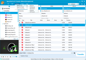 Tipard iPod to PC Transfer Ultimate screenshot 3