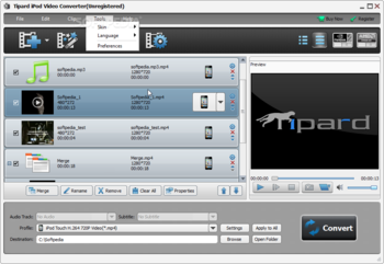 Tipard iPod Video Converter screenshot 11