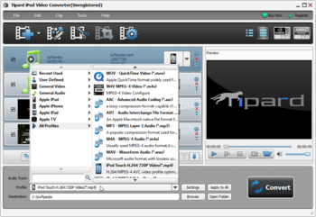 Tipard iPod Video Converter screenshot 2