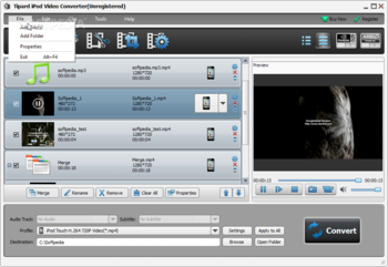 Tipard iPod Video Converter screenshot 8
