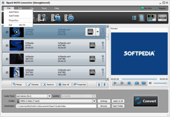 Tipard M2TS Converter screenshot 2