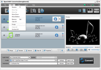 Tipard MOV Converter screenshot 4