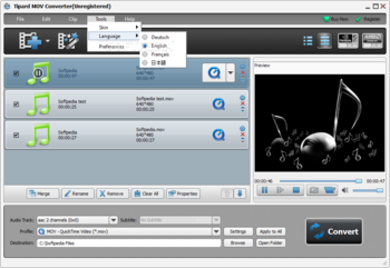 Tipard MOV Converter screenshot 5