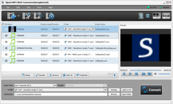 Tipard MP3 WAV Converter screenshot