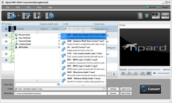Tipard MP3 WAV Converter screenshot 5
