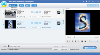 Tipard MPEG TS Converter screenshot 2