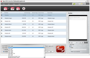 Tipard PDF Converter Platinum screenshot 3