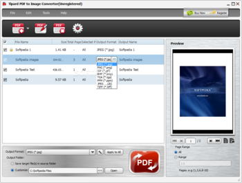 Tipard PDF to Image Converter screenshot 2